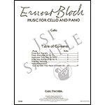 Music for Cello and Piano; Ernest Bloch (Carl Fischer)