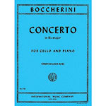 Cello Concerto No. 9 in B-flat Major, G.482 for cello and piano by Luigi Boccherini