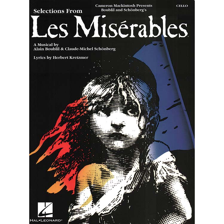 Les Miserables, for cello; Boublil & Schonberg (Hal Leonard)