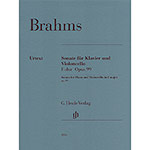 Sonata No. 2 in F, Op. 99, for cello and piano (urtext); Brahms (Henle)