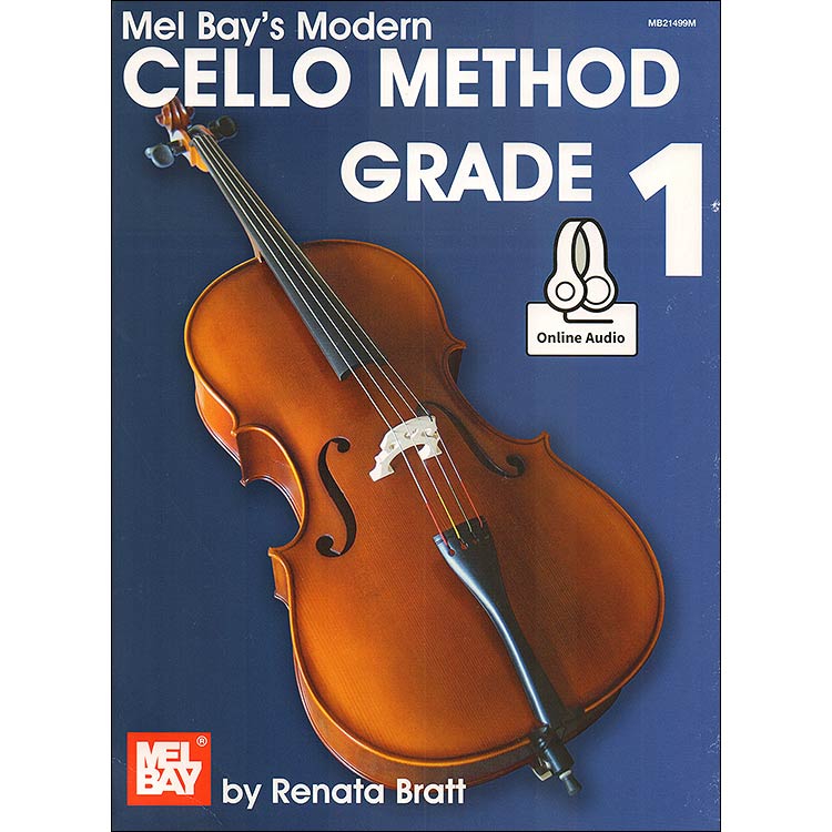Modern Cello Method Grade 1, book/online audio access; Renata Bratt (MB)