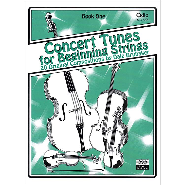 Concert Tunes for Beginning Strings for cello; Dale Brubaker (JLJ Music Publishing)
