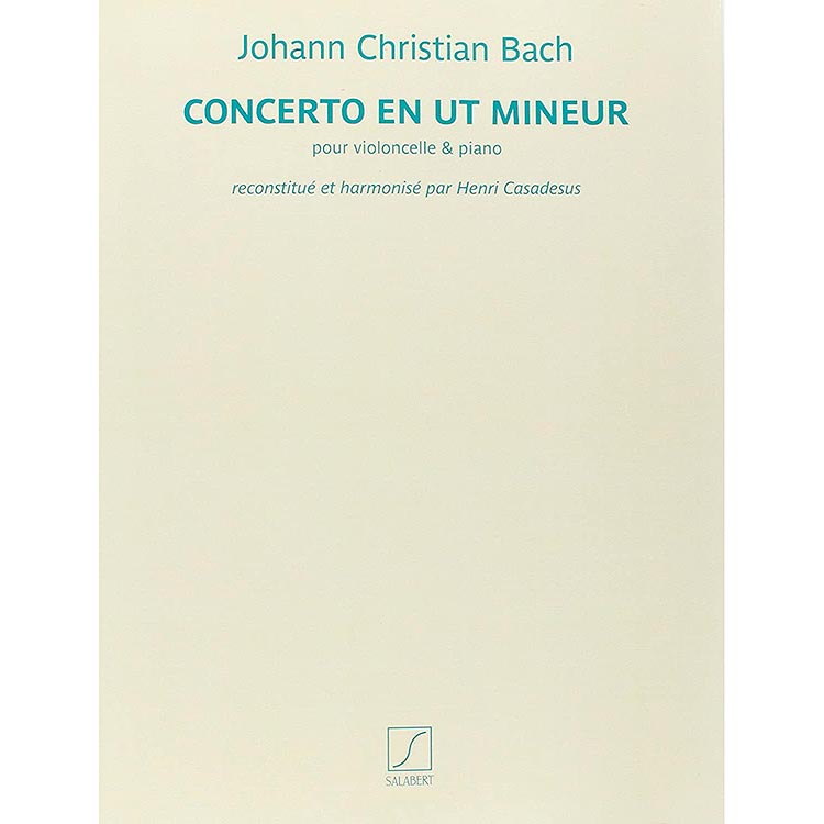 Concerto in C minor for cello and piano (in the style of Johann Christian Bach); Henri Casadesus (Salabert)