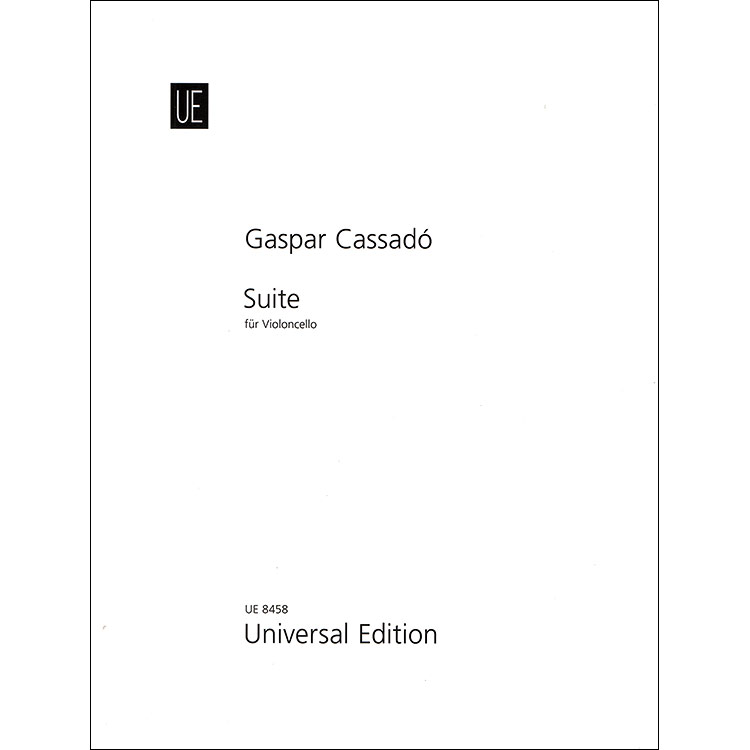 Suite for Solo Cello; Gaspar Cassado (Universal Editions)