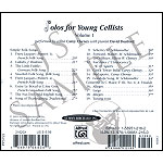 Solos for Young Cellists, CD 1; Carey Cheney (Summy)