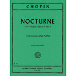 Nocturne in E flat Major, Op. 9, No. 2, for cello and piano; Chopin (International)