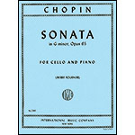 Sonata in G Minor, Op.65 for cello and piano (Fournier); Frederic Chopin