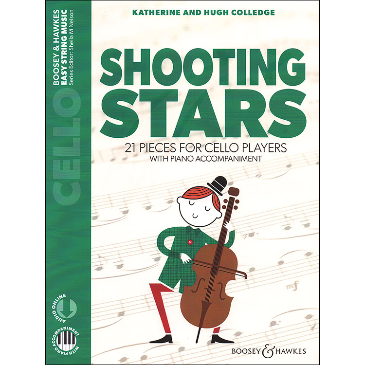 Shooting Stars, 21 pieces for cello, with online audio access; Katherine & Hugh Colledge (Boosey & Hawkes)