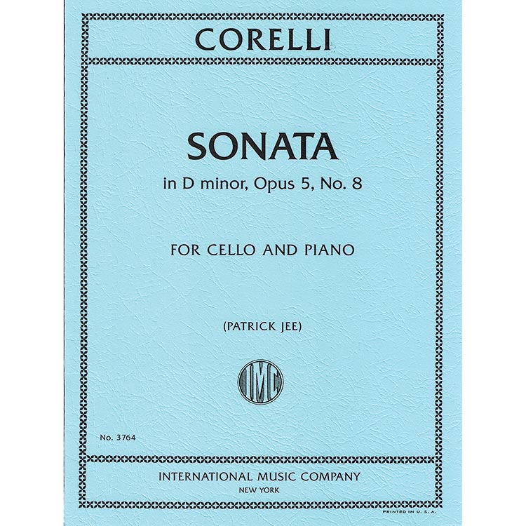 Sonata in D minor, opus 5, no. 8, for cello and piano, Arcangelo Corelli (International)