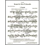 Sonata for Solo Violoncello; George Crumb