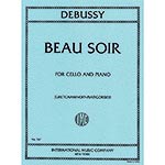 Beau Soir, for cello and piano; Debussy (International)