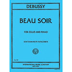 Beau Soir, for cello and piano; Debussy (International)