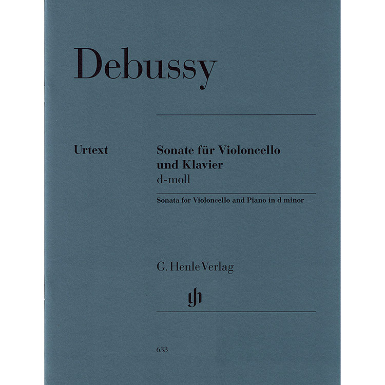 Sonata for Violoncello and Piano (urtext); Claude Debussy (Henle)