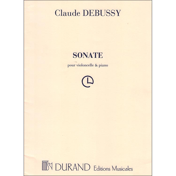 Sonate pour Violoncello & Piano; Debussy (Durand)