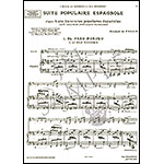 Suite Populaire Espagnole, for cello and piano; Manuel de Falla
