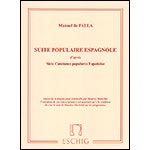 Suite Populaire Espagnole, for cello and piano; Manuel de Falla
