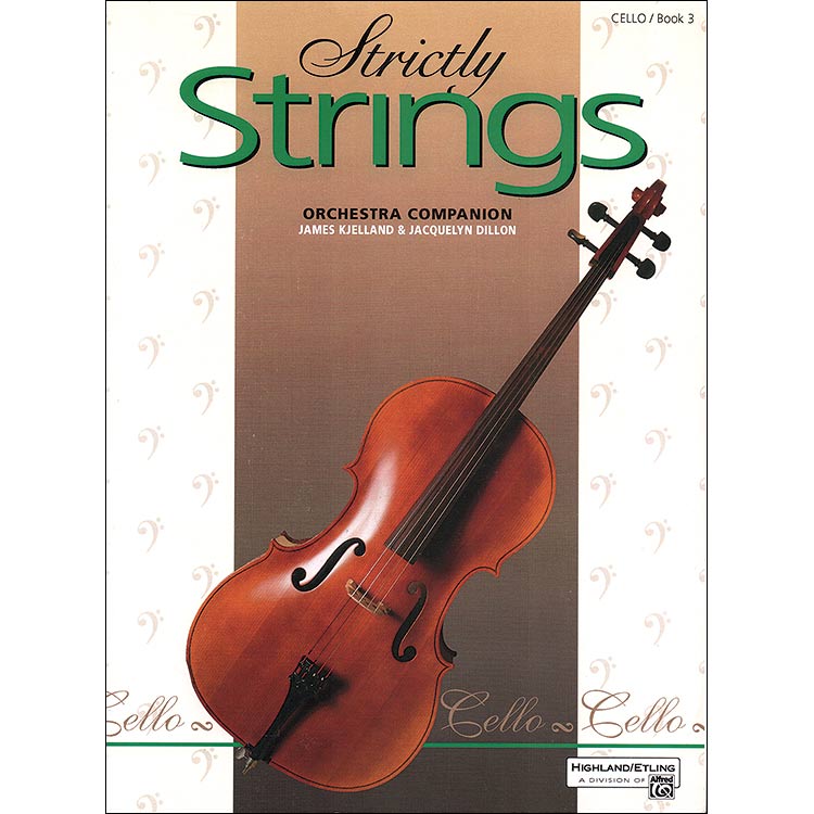 Strictly Strings, Book 3, for cello; Dillon et al. (Alfred)