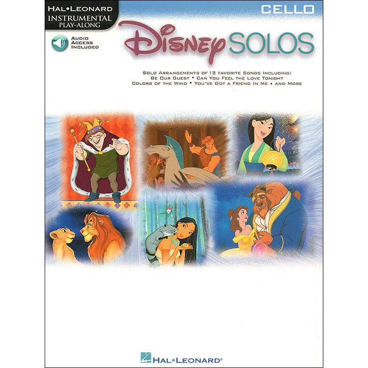 Disney Solos for Cello, Book/access; Various (Hal Leonard)