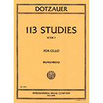 113 Studies, book 1, cello (Klingenberg); Friedrich Dotzauer (International)