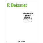 Violoncello Method, book 2; Dotzauer (Carl Fischer)