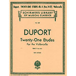 Twenty-One Etudes, book 2, cello; Jean-Louis Duport (Schirmer)