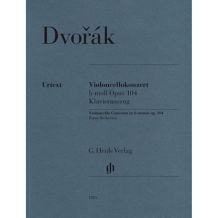 Concerto in B Minor, Op. 104, for cello and piano (urtext); Antonin Dvorak (Henle)