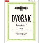 Concerto in B Minor, op. 104, cello; Antonin Dvorak (Peters)