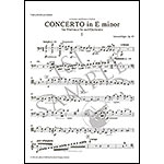 Cello Concerto in E Minor, Op. 85; Edward Elgar (Novello)