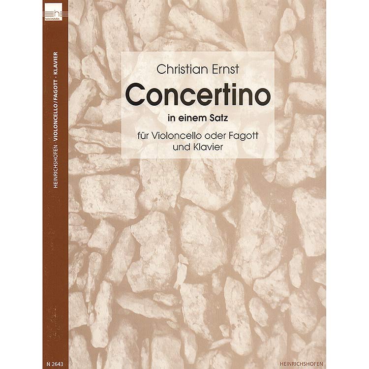 Concertino in G Minor, cello; Ernst (Heinrichshofen)