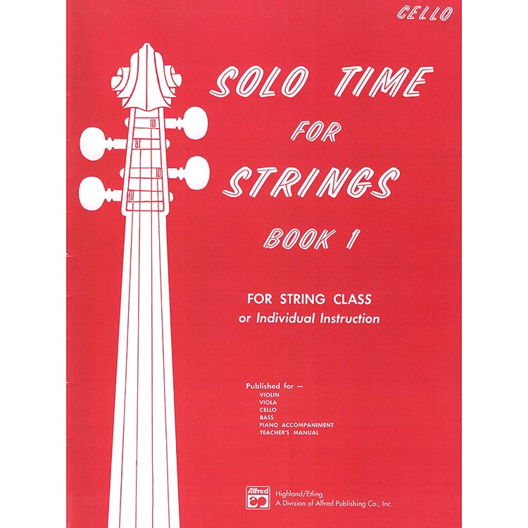 Solo Time for Strings, book 1, cello; Etling (Alfred)
