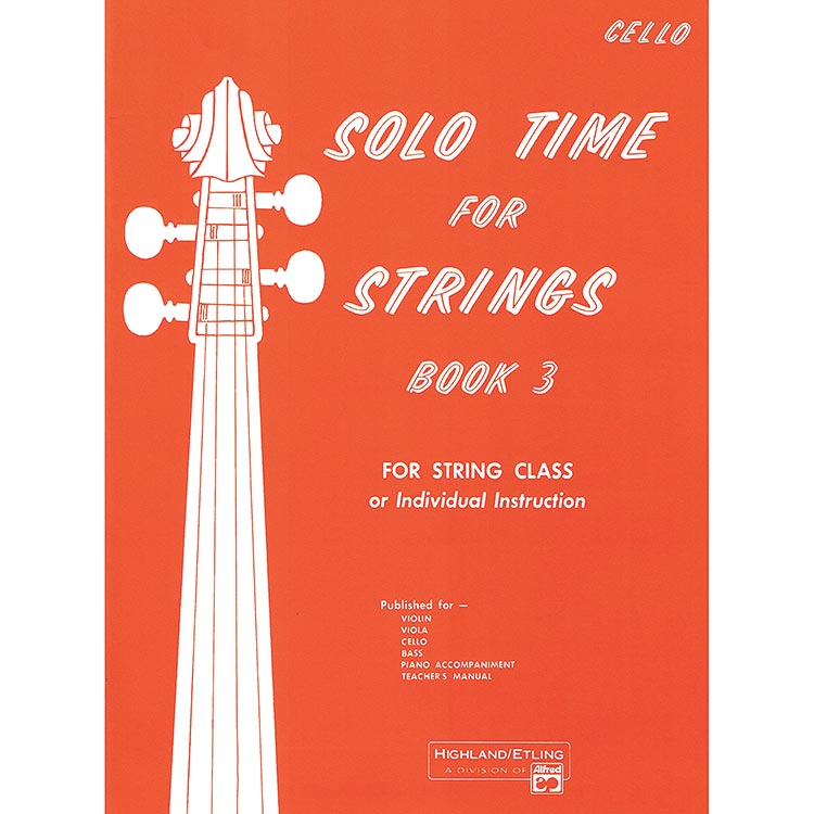 Solo Time for Strings, book 3, cello; Etling
