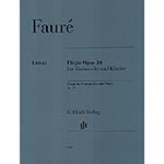 Elegie, op. 24 for cello and piano (urtext); Gabriel Faure (Henle)