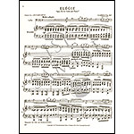 Elegie, cello and piano; Faure (International)