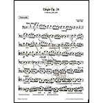 Sicilienne and Elegie, for cello and piano; Gabriel Faure (Peters)