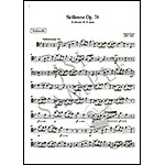 Sicilienne and Elegie, for cello and piano; Gabriel Faure (Peters)