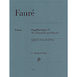 Papillon, opus 77, for cello and piano (urtext); Gabriel Faure (G. Henle Verlag)