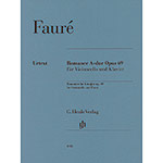 Romance in A Major, op. 69 for cello and piano; Gabriel Faure (G. Henle)