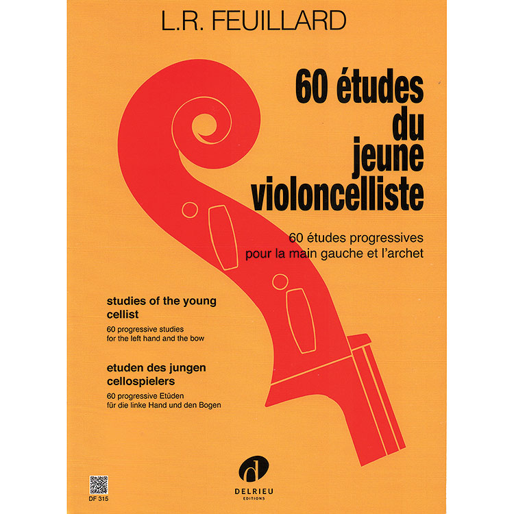 Sixty Studies of the Young Cellist; Louis Feuillard (Delrieu)