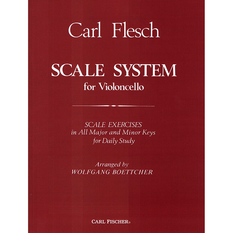 Scale System for Violoncello; Flesch (Carl Fischer)