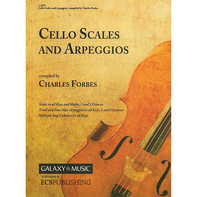 Cello Scales and Arpeggios; Charles Forbes (Galaxy)