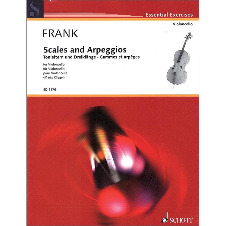 Scales and Arpeggios for Cello; Mauritz Frank (Schott)