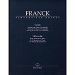 Sonata and Melancolie for cello and piano (urtext); Cesar Franck (Barenreiter)