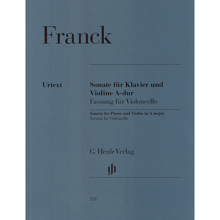 Sonata for Piano and Cello in A Major (urtext); Cesar Franck (Henle)