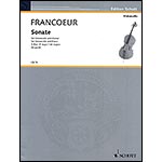 Sonate in E Major, cello; Francoeur (Schott)
