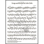 Songs and Poems (No. 1) for solo cello; Philip Glass