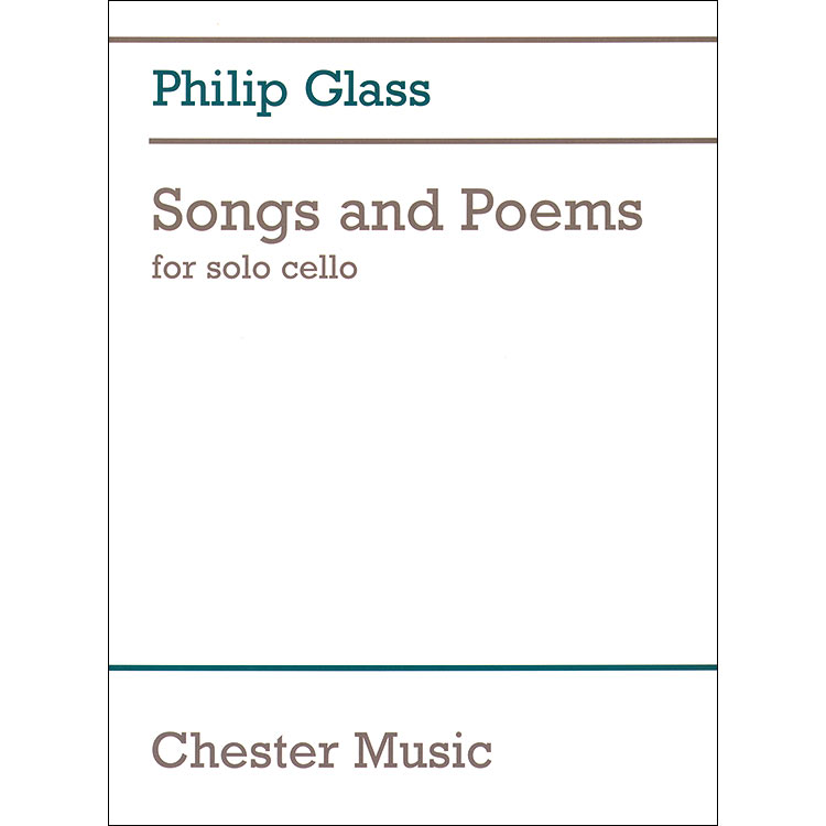 Songs and Poems (No. 1) for solo cello; Philip Glass