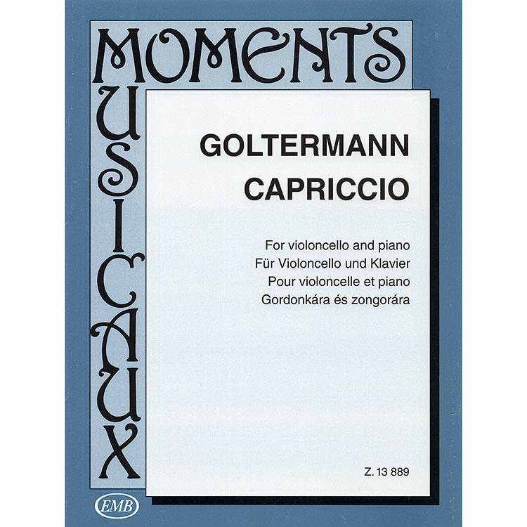 Capriccio for Cello and Piano; Georg Goltermann (Editio Musica Budapest)