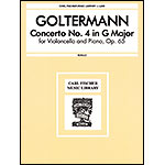 Concerto no. 4 in G Maj, op. 65, cello; Georg Goltermann (Carl Fischer)
