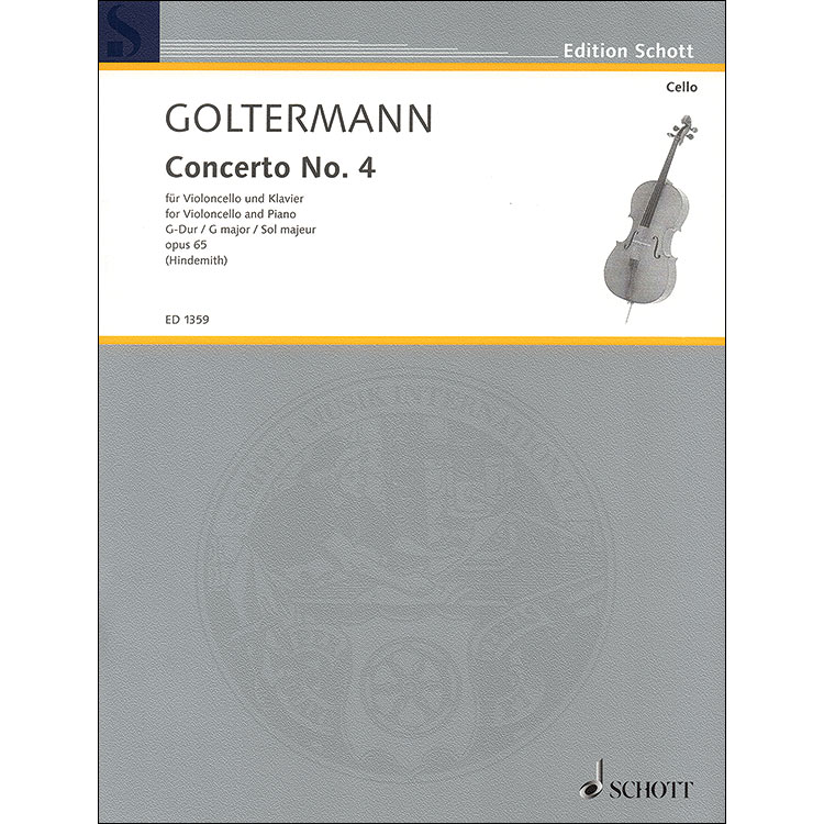 Concerto no. 4 in G Major, op. 65; Georg Goltermann (Schott Editions)