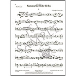 Sonata for Solo Cello; Adolphus Hailstork